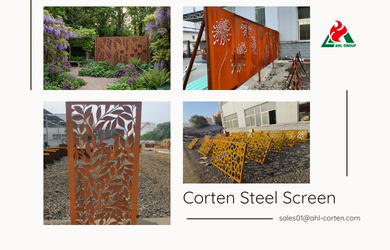 Corten Steel Privacy Screen